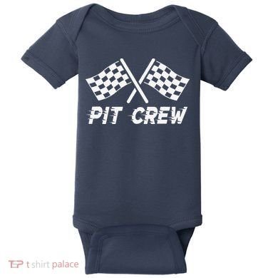 Pit Crew Costume For Race Car Parties Baby Bodysuit