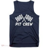 Pit Crew Costume For Race Car Parties Tank Top thumb 0