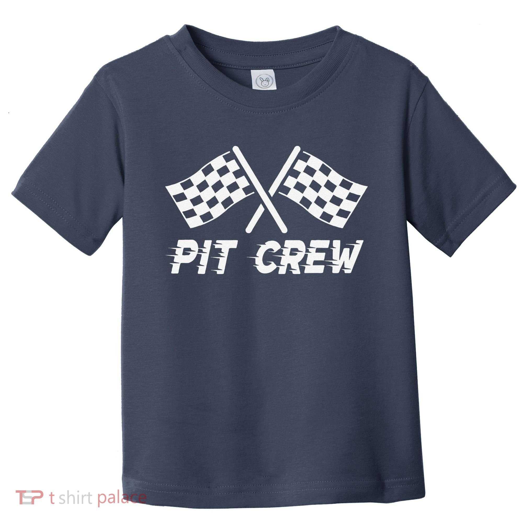Pit Crew Costume For Race Car Parties Toddler T-Shirt