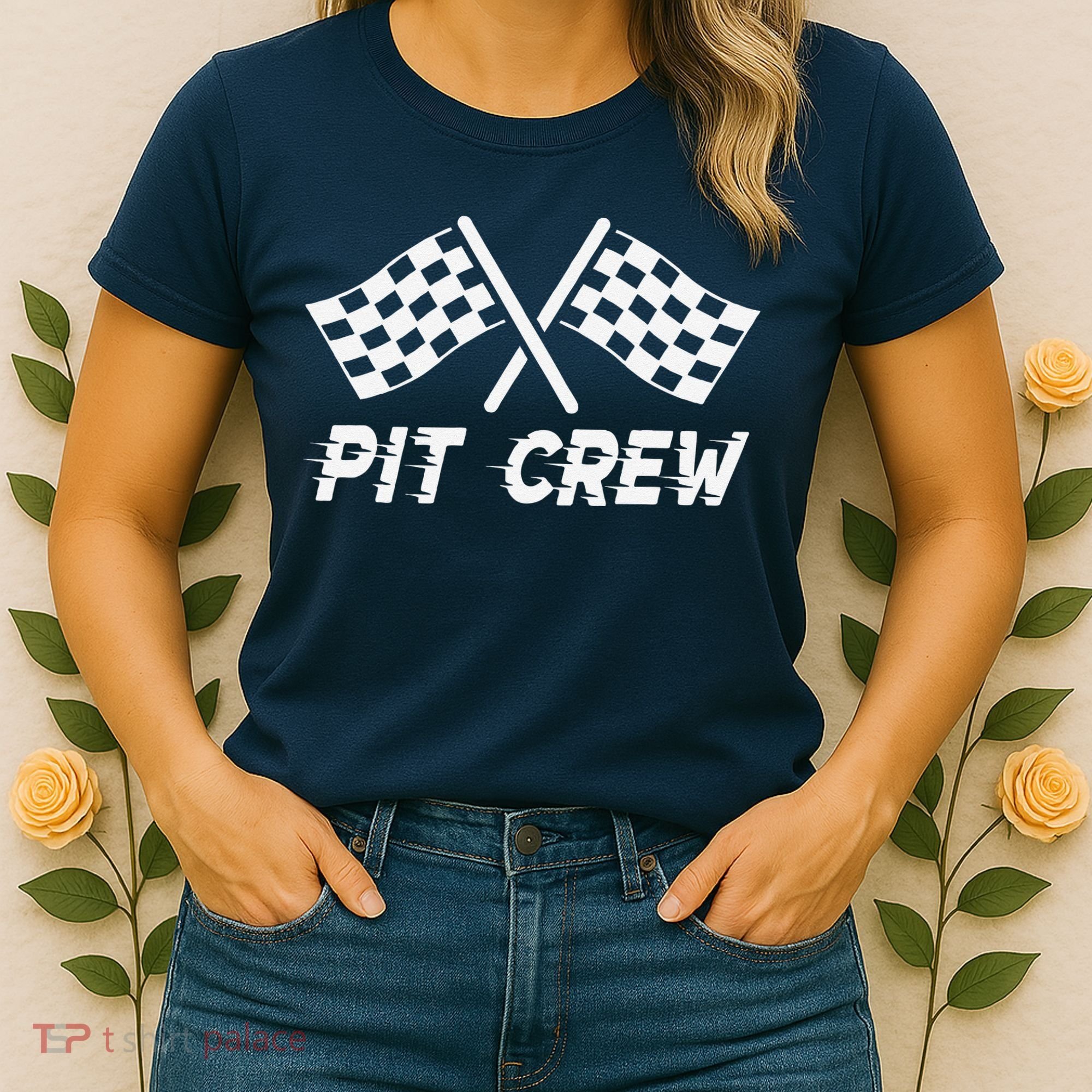 Pit Crew Costume For Race Car Parties Women's T-Shirt