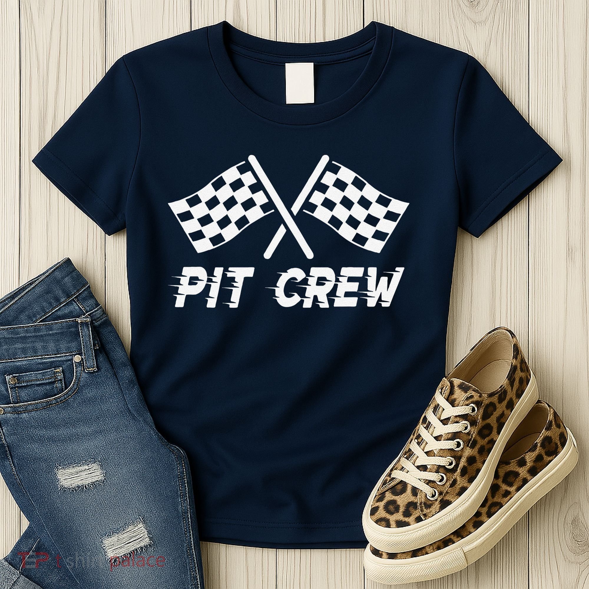 Pit Crew Costume For Race Car Parties Women's T-Shirt