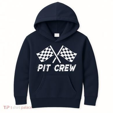 Pit Crew Costume For Race Car Parties Kids Hoodie