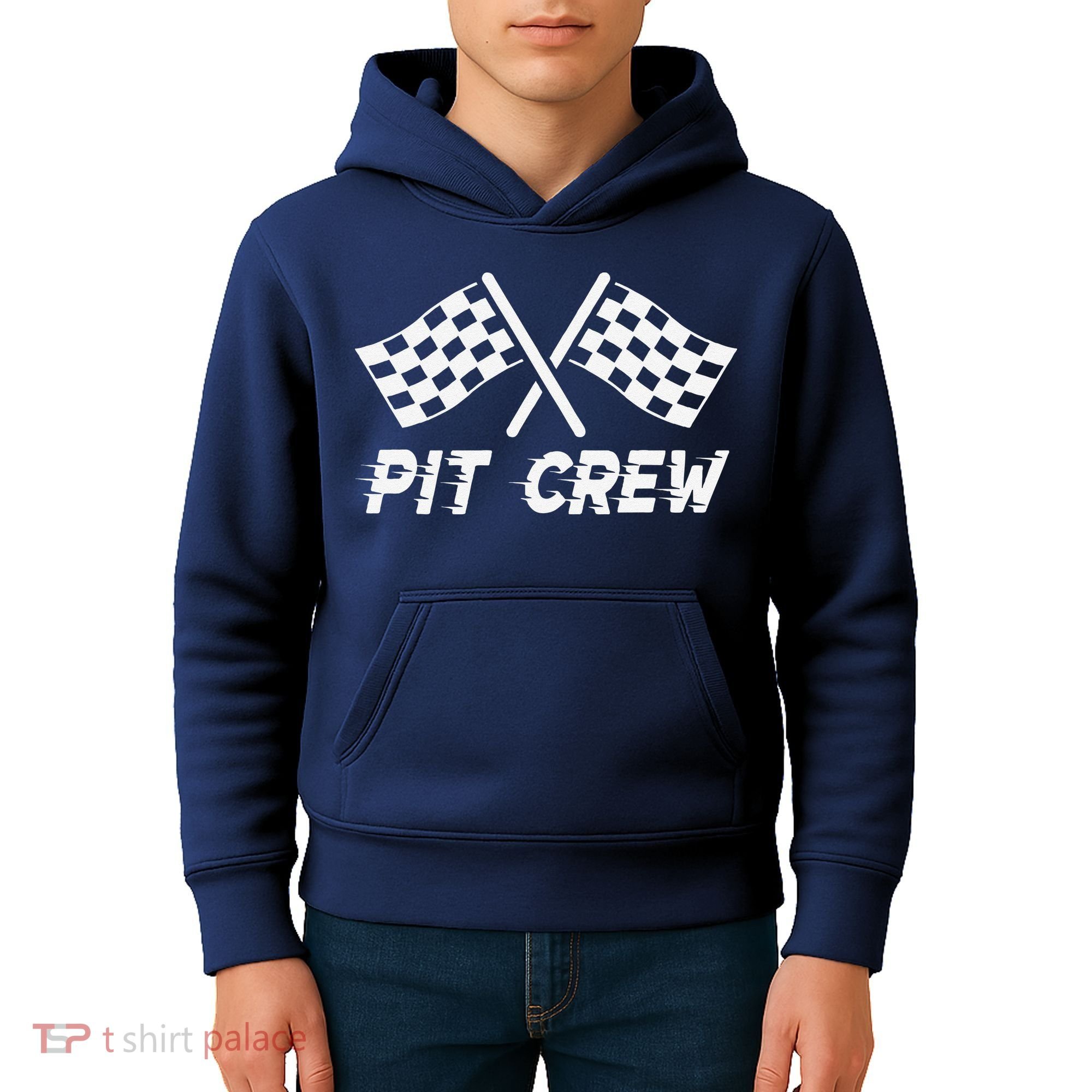 Pit Crew Costume For Race Car Parties Kids Hoodie