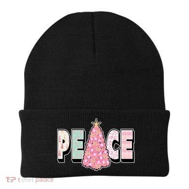 Peace Christmas Cute Holiday Gift Beanie