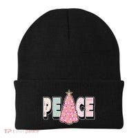 Peace Christmas Cute Holiday Gift Beanie thumb 0