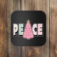 Peace Christmas Cute Holiday Gift Coaster thumb 0
