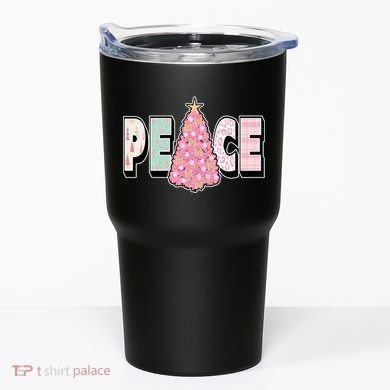 Peace Christmas Cute Holiday Gift Tumbler
