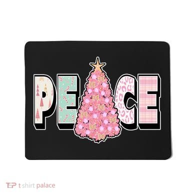 Peace Christmas Cute Holiday Gift Mousepad