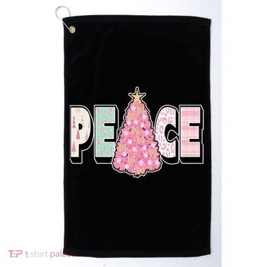 Peace Christmas Cute Holiday Gift Golf Towel