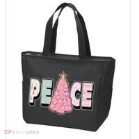 Peace Christmas Cute Holiday Gift Tote Bag thumb 3