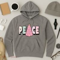 Peace Christmas Cute Holiday Gift Hoodie thumb 3