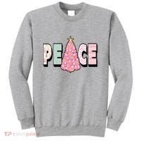 Peace Christmas Cute Holiday Gift Sweatshirt thumb 0