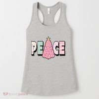 Peace Christmas Cute Holiday Gift Women's Tank Top thumb 0