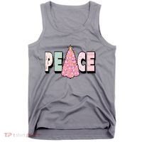 Peace Christmas Cute Holiday Gift Tank Top thumb 0