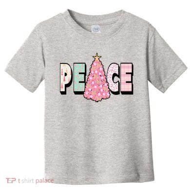 Peace Christmas Cute Holiday Gift Toddler T-Shirt