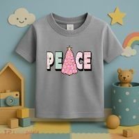 Peace Christmas Cute Holiday Gift Toddler T-Shirt thumb 3