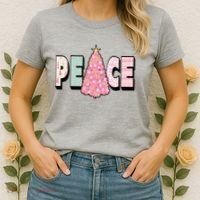Peace Christmas Cute Holiday Gift Women's T-Shirt thumb 2