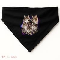Persian Cats Collage USA-Made Doggie Bandana thumb 0