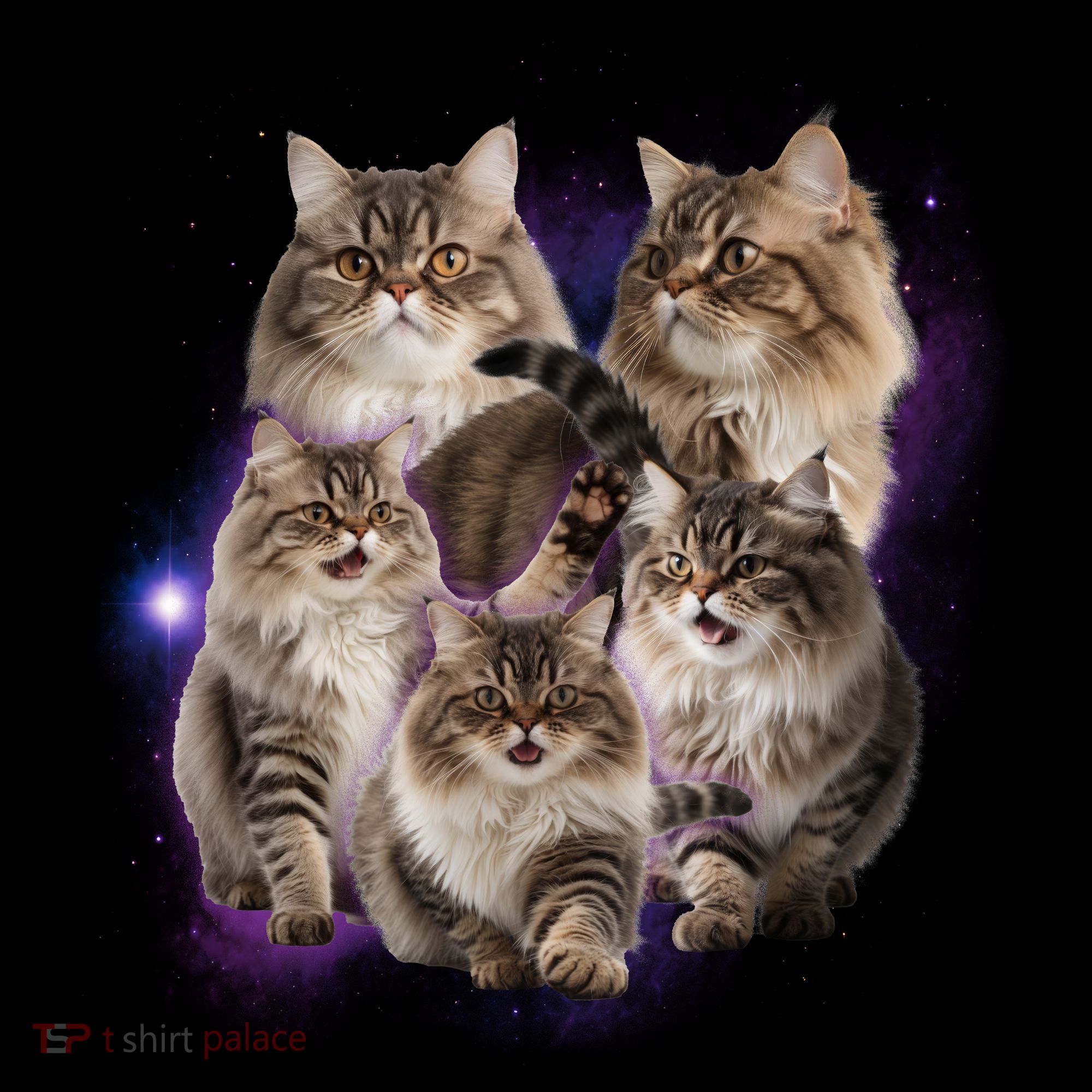 Persian Cats Collage Backpack