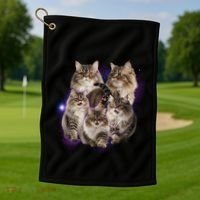Persian Cats Collage Golf Towel thumb 1