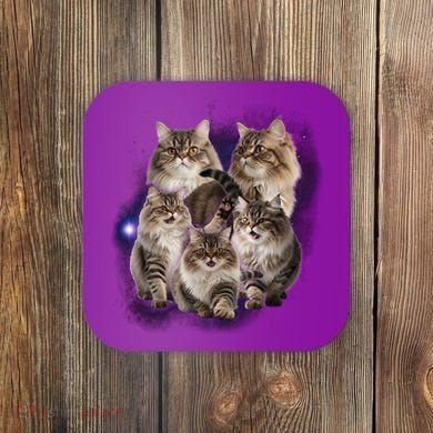 Persian Cats Collage Coaster
