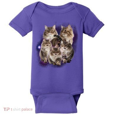 Persian Cats Collage Baby Bodysuit