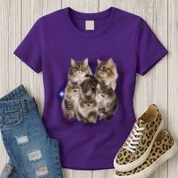 Persian Cats Collage Women's T-Shirt thumb 3