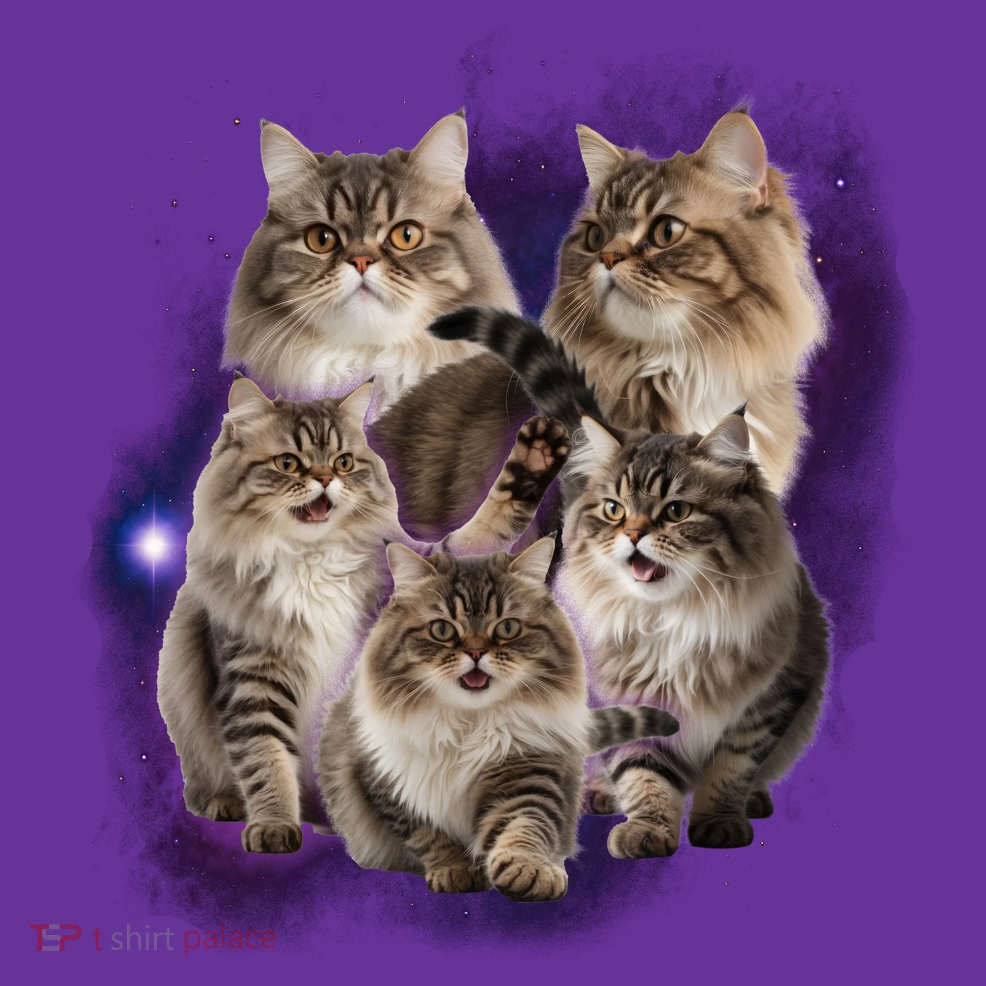 Persian Cats Collage Women's T-Shirt
