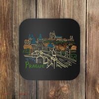 Prague City Charles Bridge Coaster thumb 0