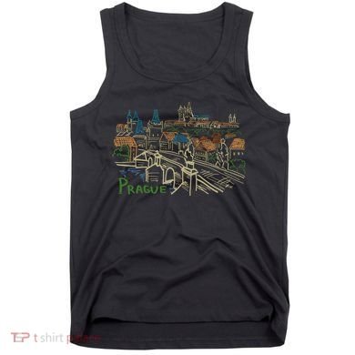 Prague City Charles Bridge Tank Top