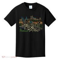 Prague City Charles Bridge Kids T-Shirt thumb 0