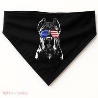 Proud Cane Corso American Flag Sunglasses Patriotic Dog USA-Made Doggie Bandana thumb 0