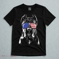 Proud Cane Corso American Flag Sunglasses Patriotic Dog T-Shirt thumb 5
