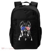 Proud Cane Corso American Flag Sunglasses Patriotic Dog Backpack thumb 0