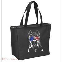 Proud Cane Corso American Flag Sunglasses Patriotic Dog Tote Bag thumb 2