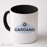 Pixel Cardano Cryptocurrency Logo Coffee Mug thumb 0