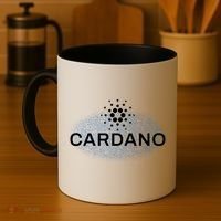 Pixel Cardano Cryptocurrency Logo Coffee Mug thumb 4