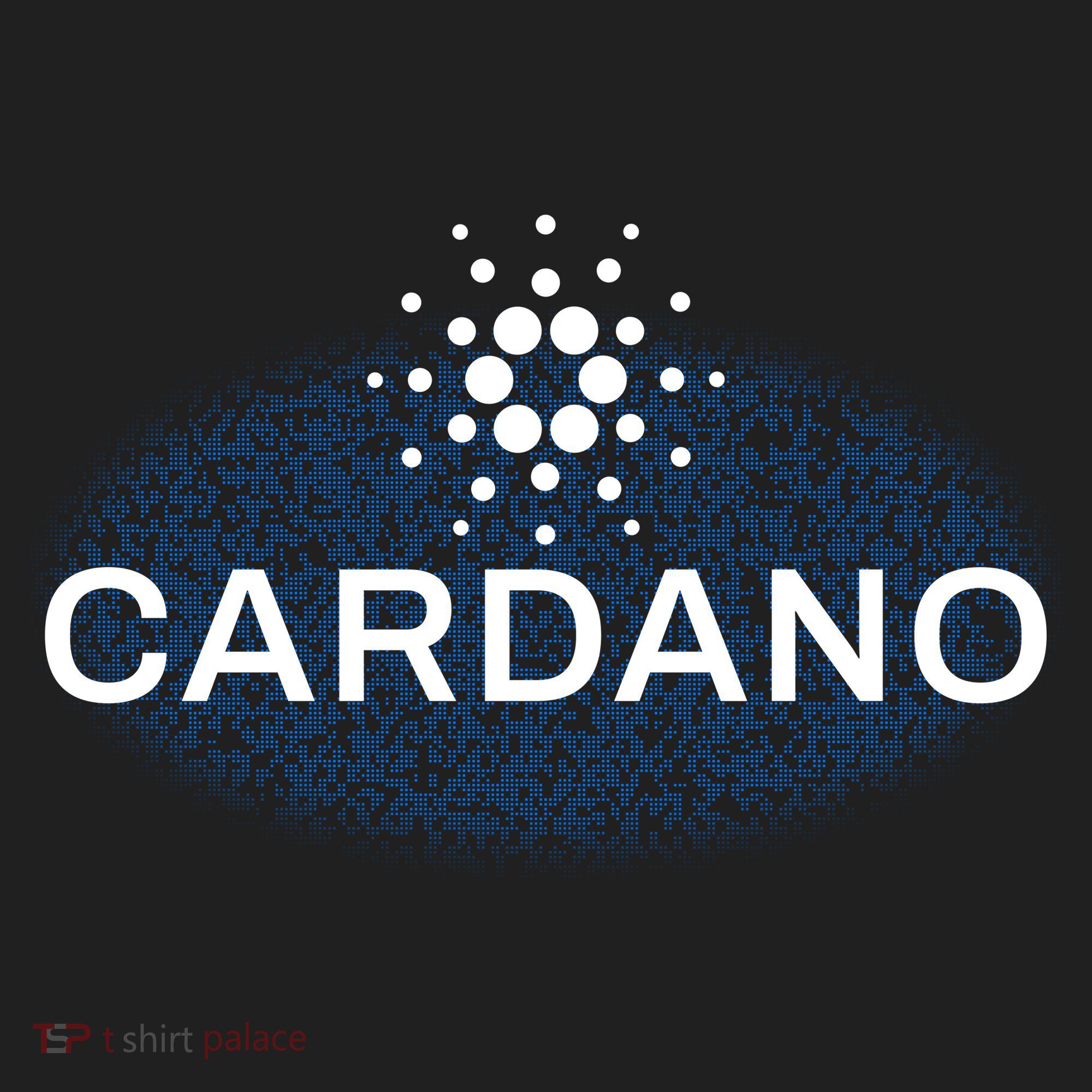 Pixel Cardano Cryptocurrency Logo Tumbler