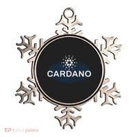 Pixel Cardano Cryptocurrency Logo Ornament thumb 0