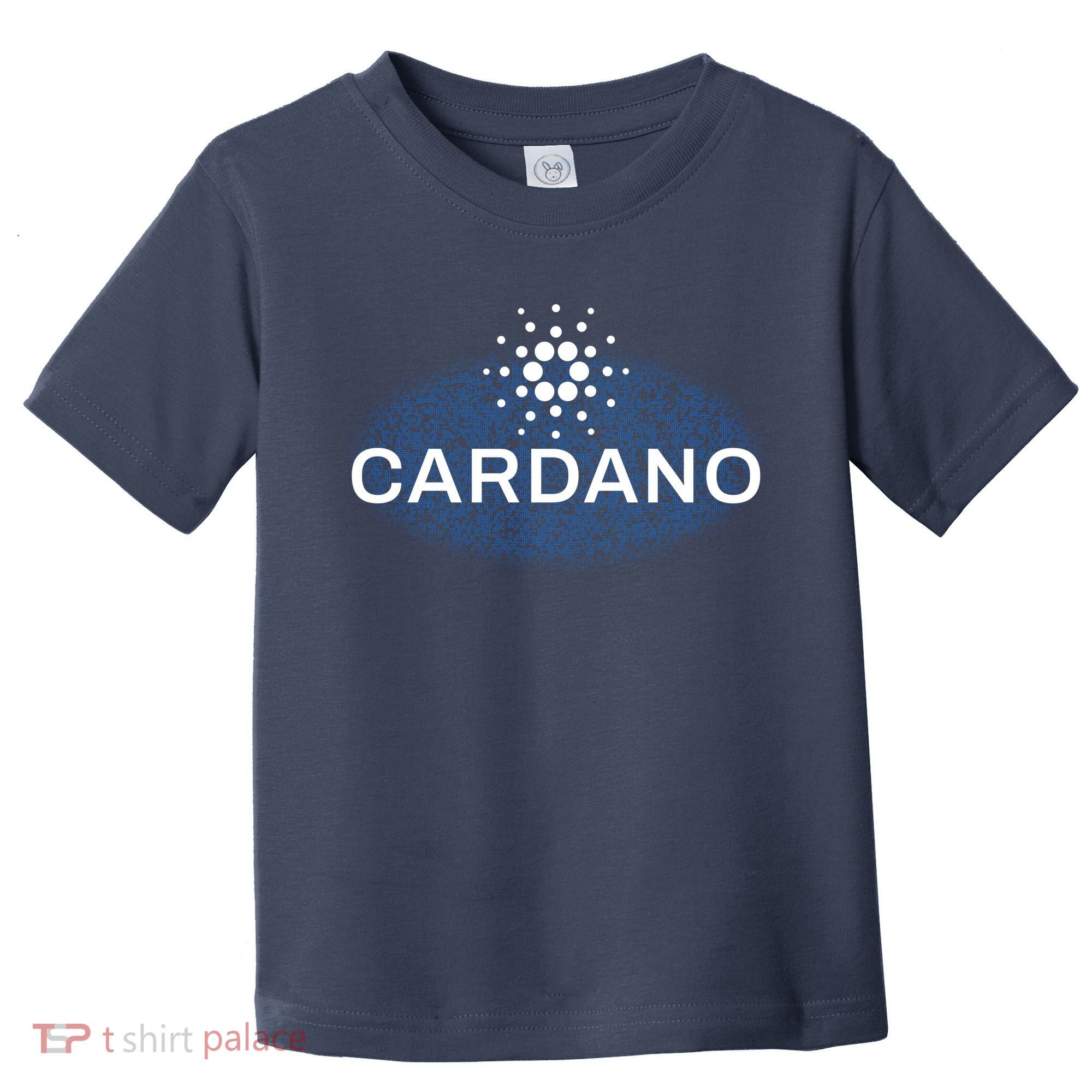 Pixel Cardano Cryptocurrency Logo Toddler T-Shirt