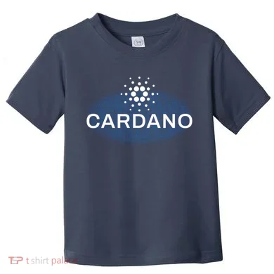 Pixel Cardano Cryptocurrency Logo Toddler T-Shirt