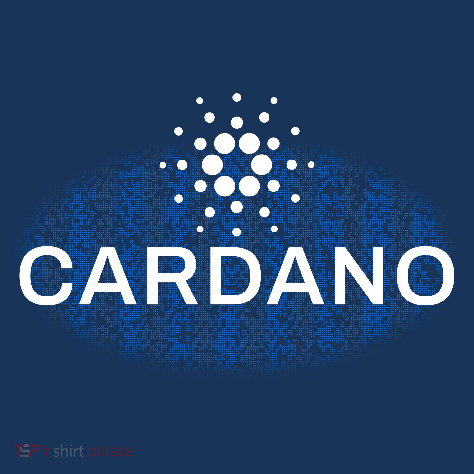 Pixel Cardano Cryptocurrency Logo Women's Long Sleeve Shirt
