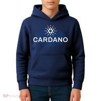 Pixel Cardano Cryptocurrency Logo Kids Hoodie thumb 4