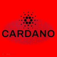 Pixel Cardano Cryptocurrency Logo Santa Hat thumb 1