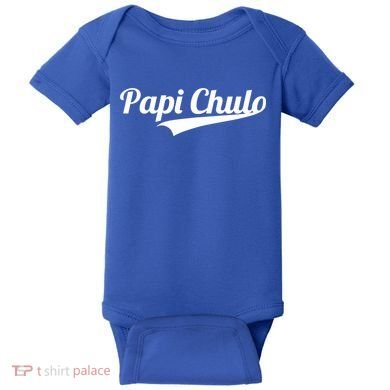 Papi Chulo Cool Daddy Fathers Day Gift Best Papa Gift Baby Bodysuit
