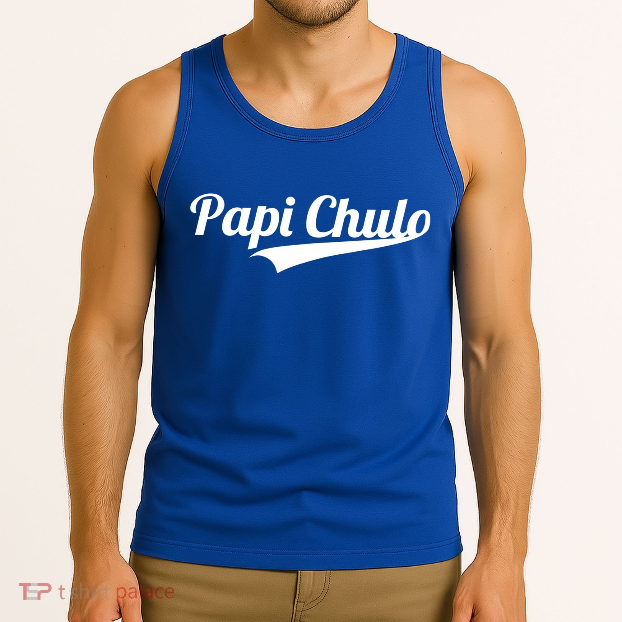 Papi Chulo Cool Daddy Fathers Day Gift Best Papa Gift Tank Top