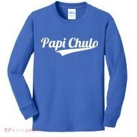 Papi Chulo Cool Daddy Fathers Day Gift Best Papa Gift Kids Long Sleeve Shirt thumb 0