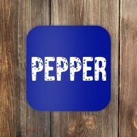 Pepper Costume Couple Salt And Pepper Costume Gift Coaster thumb 0