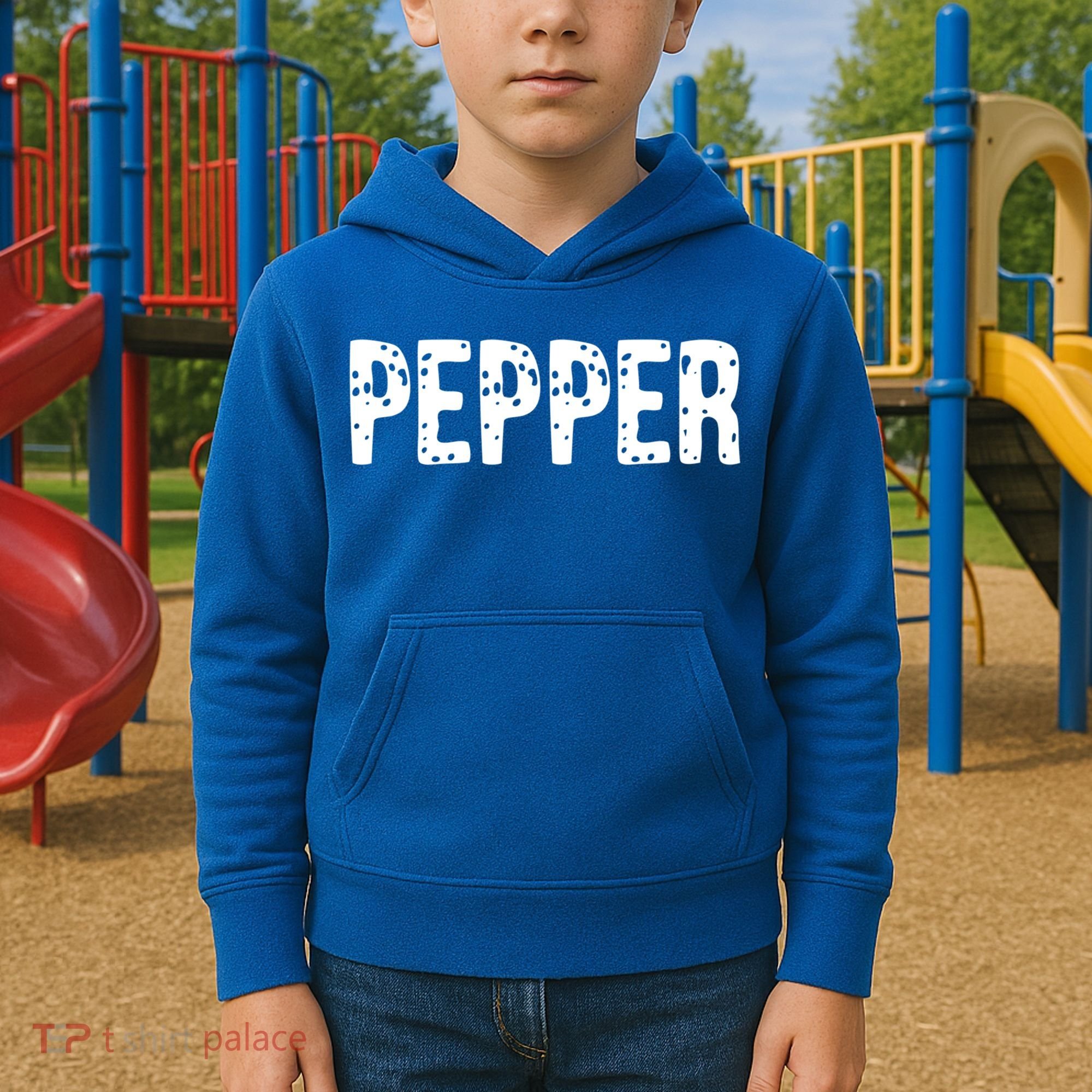 Pepper Costume Couple Salt And Pepper Costume Gift Kids Hoodie