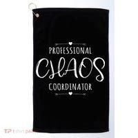 Professional Chaos Coordinator Funny Mom Mother's Day Golf Towel thumb 0